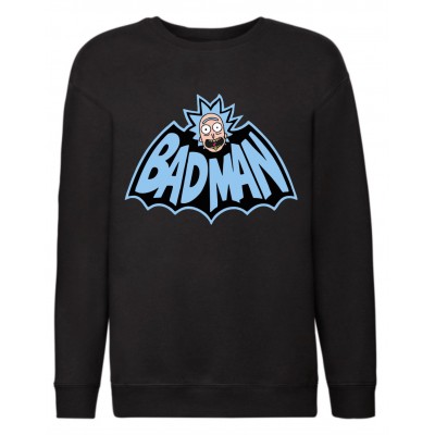 Мъжка блуза с дълъг ръкав Rick and Morty - BADMAN